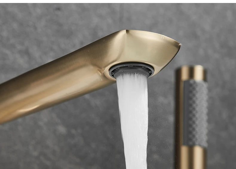 Ellen Bathtub Faucets Holes Black Cold Bath Shower