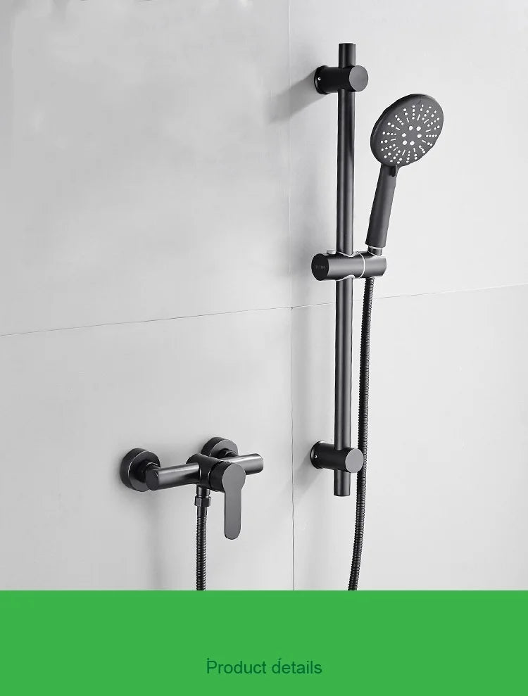 Shower System Faucet 304 Stainless Steel Wall Mount