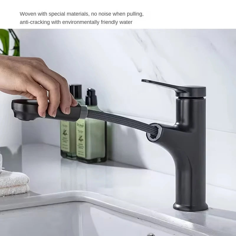 Cold Water Faucet Brass Valve Body Pull-Out Basin