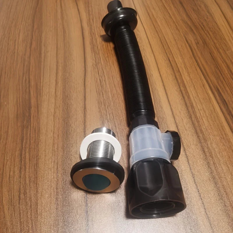 Black Bounce Drain Universal Horizontal/Vertical Drain Pipe Wash