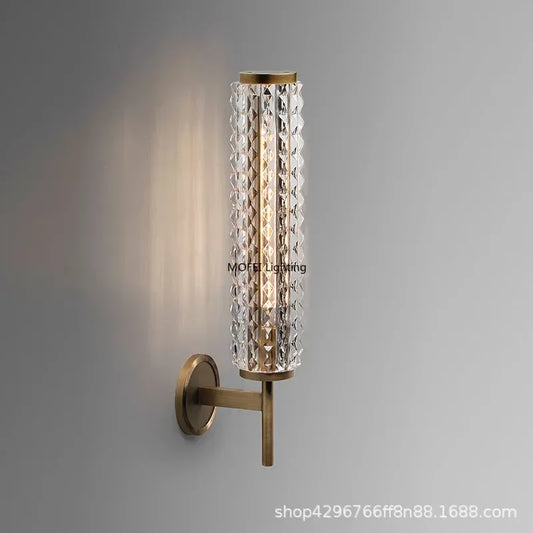 Nordic All Copper Light Luxury Wall Lamp Living
