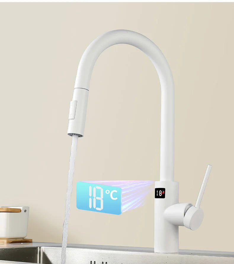 Smart Digital Touch On Faucets 304 Stainless Steel