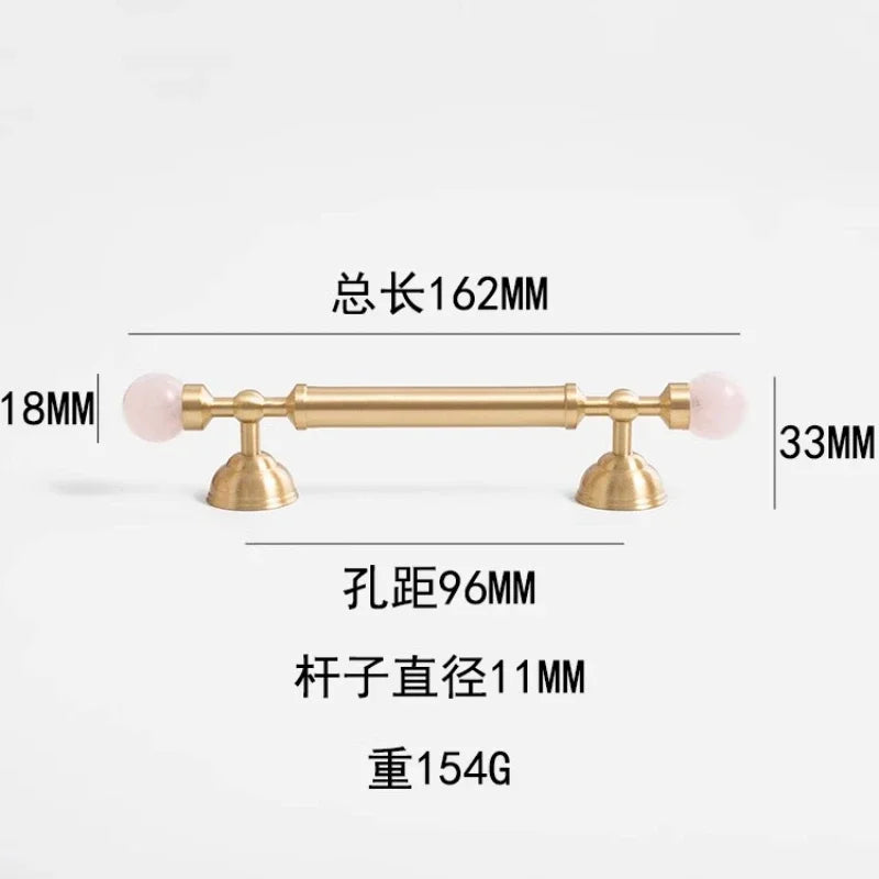 High End French Cabinet Handle Light Luxury Bathroom