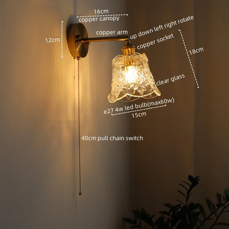 Iwhd Retro Style Led Wall Light Decor Corridor