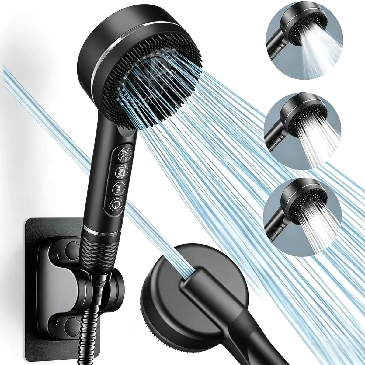 Handheld Shower Encrypted Hose Shower Wall Seat Pressure