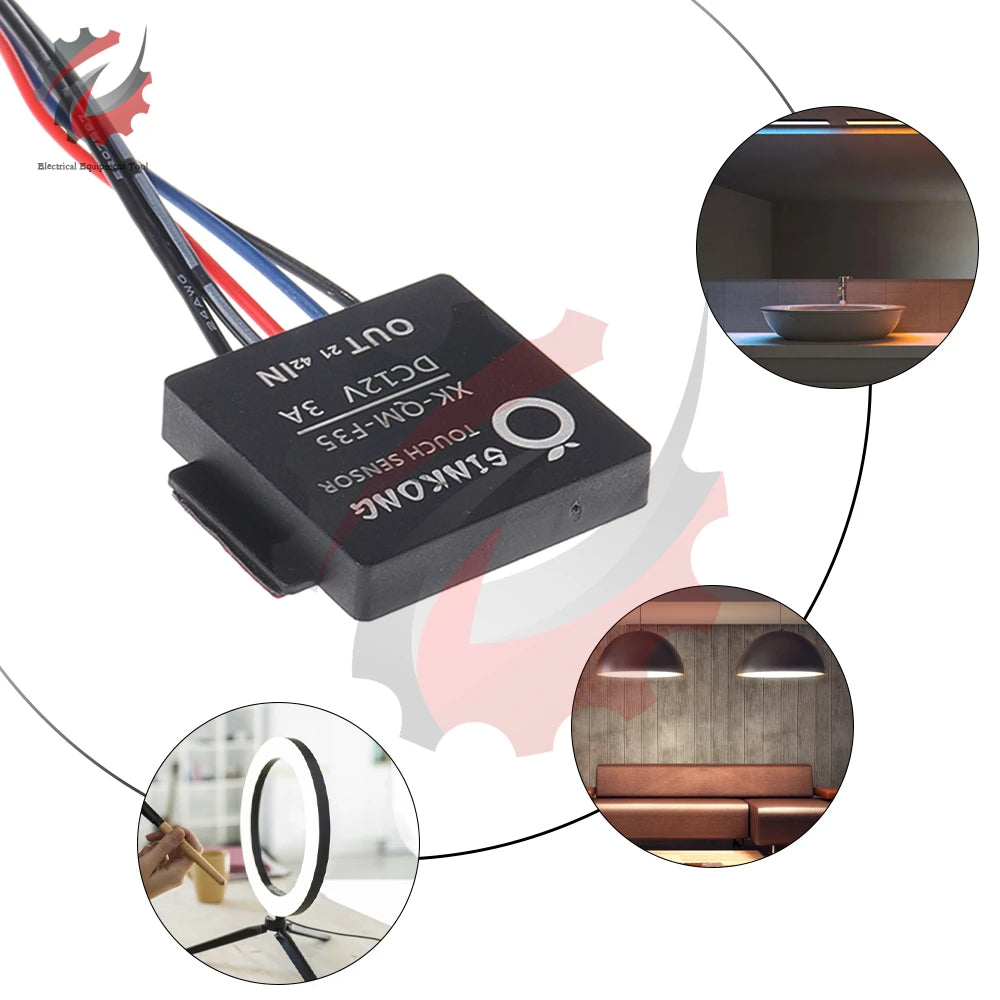 Dc 5-12v Bathroom Mirror Switch Led Inductive Dimming