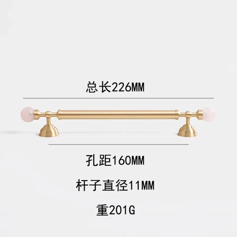 High End French Cabinet Handle Light Luxury Bathroom