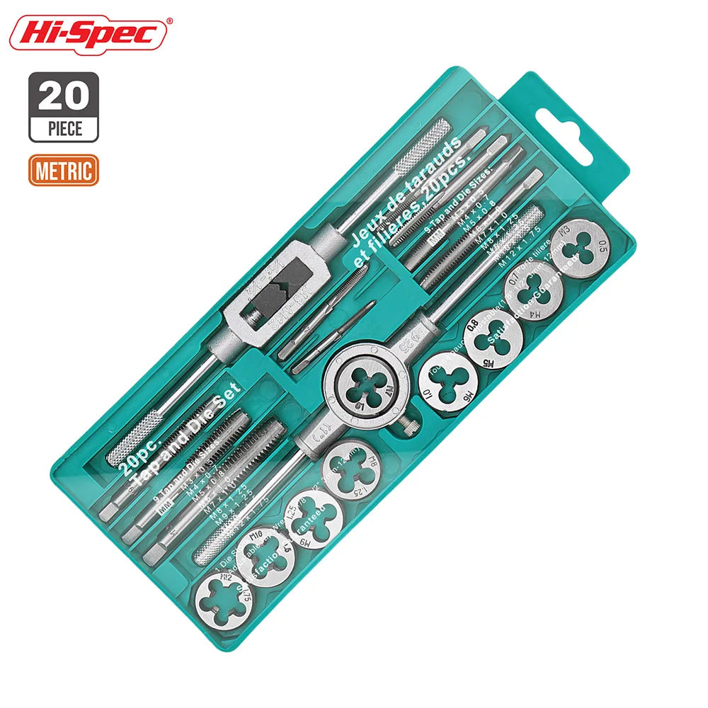 Hi-Spec Mechanic Official Store Tap Die Thread Kit