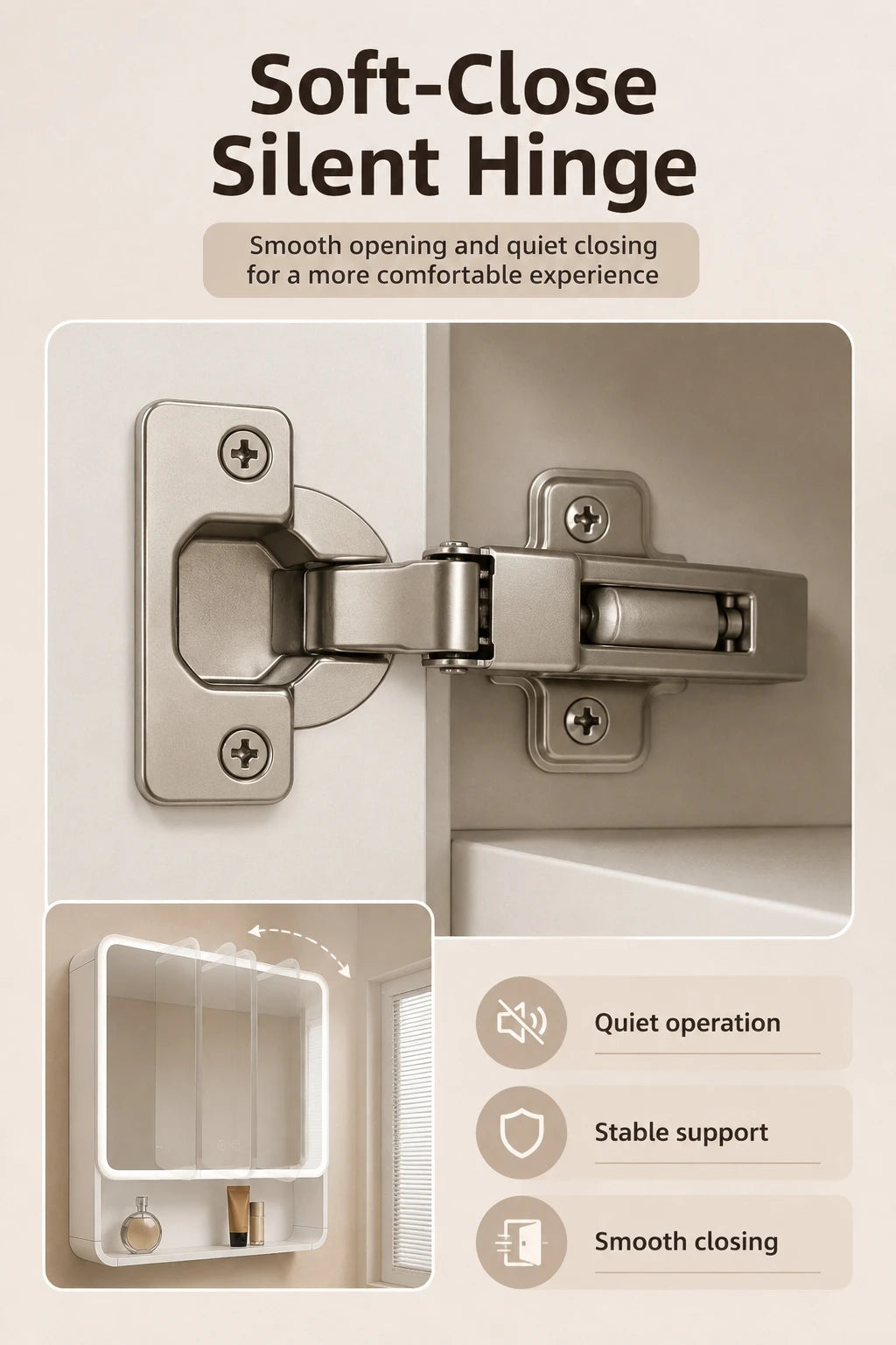 Led Bathroom Mirror Cabinet Anti Fog Wall Mounted