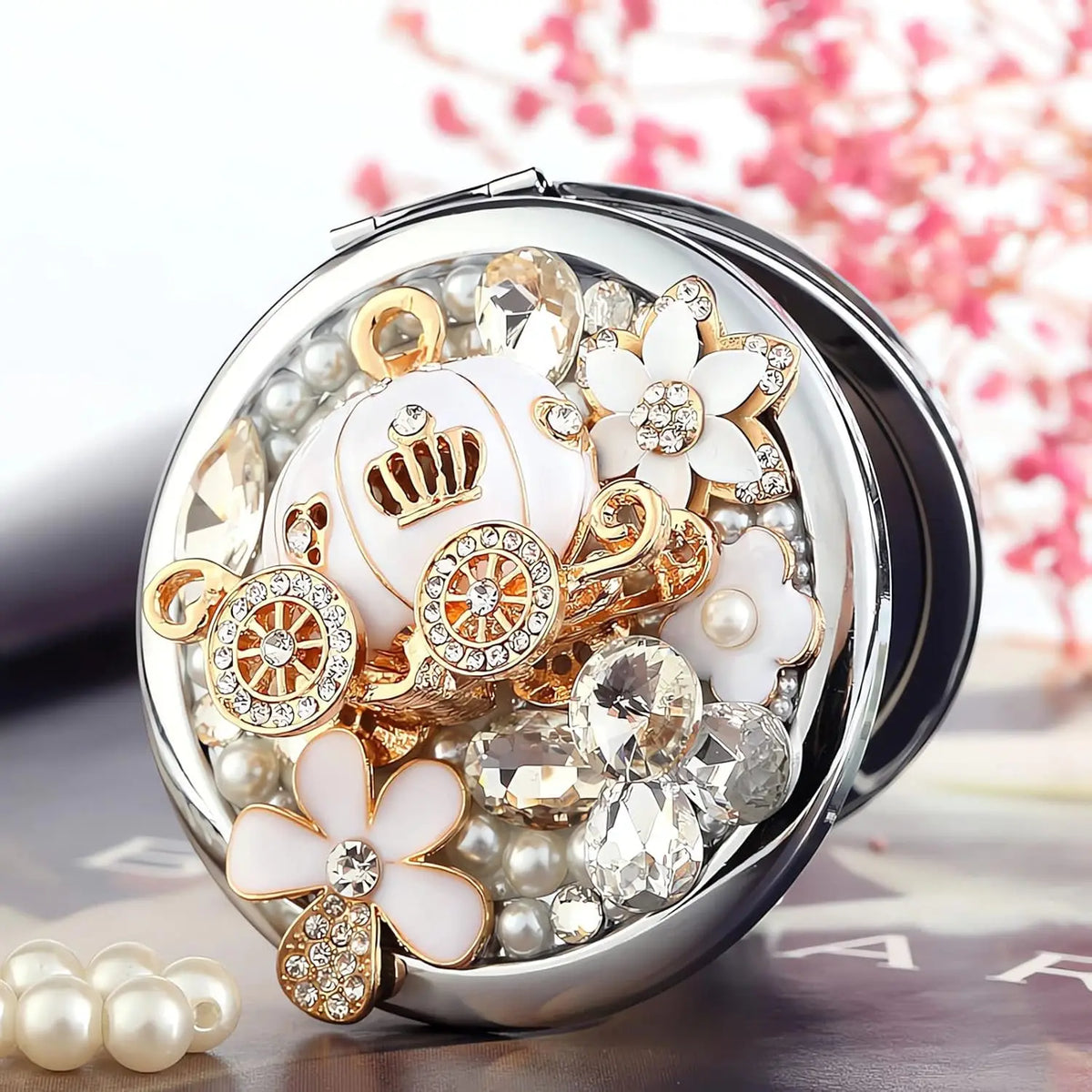 Compact Mirror 1x/2x Magnification Pocket Mirror Women 3inch