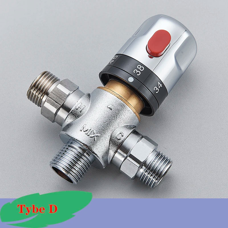 Brass Thermostatic Mixing Valve Constant Water Temperature Shower