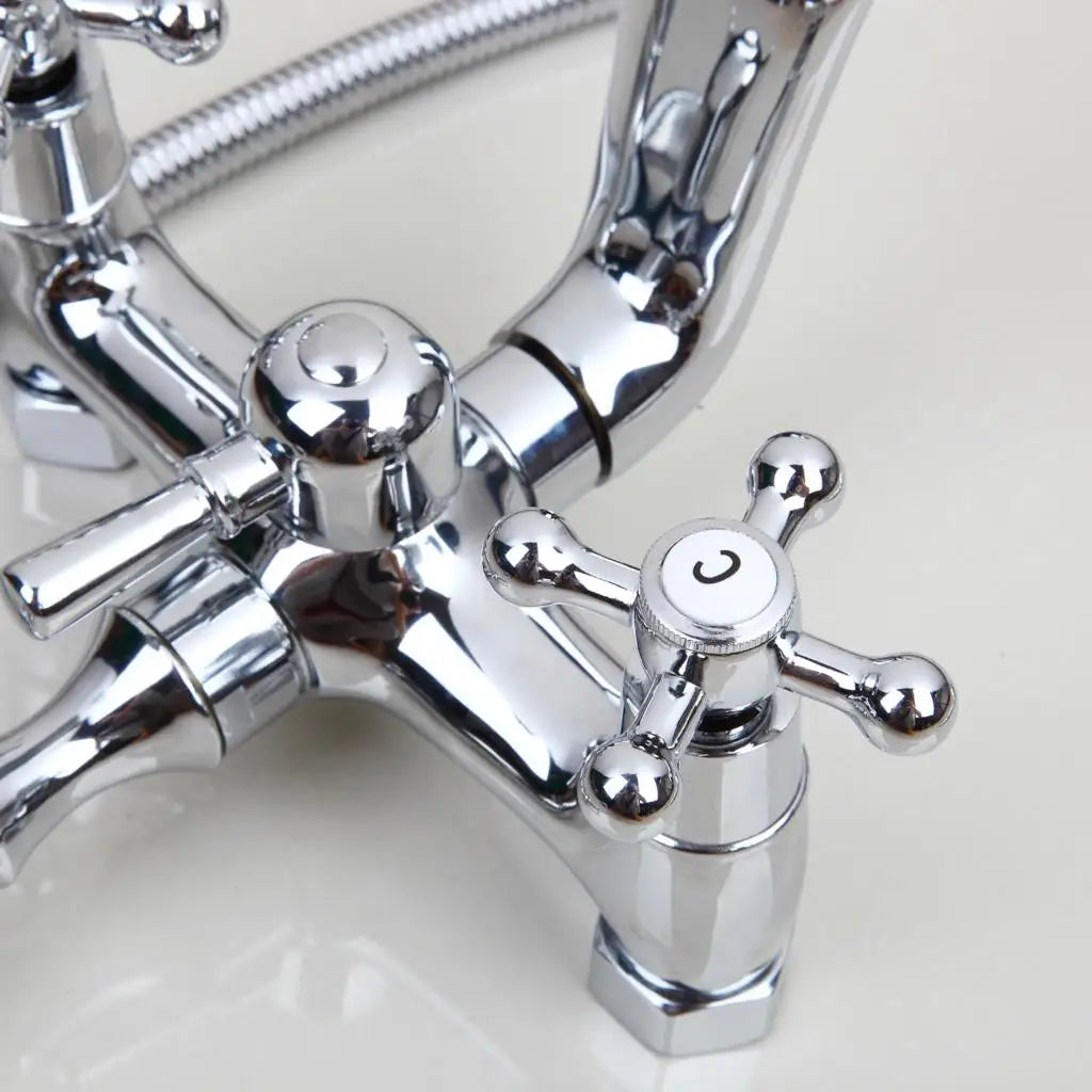 Kemaidi Freestanding Shower Faucet Bathtub Floor Mounted Tub