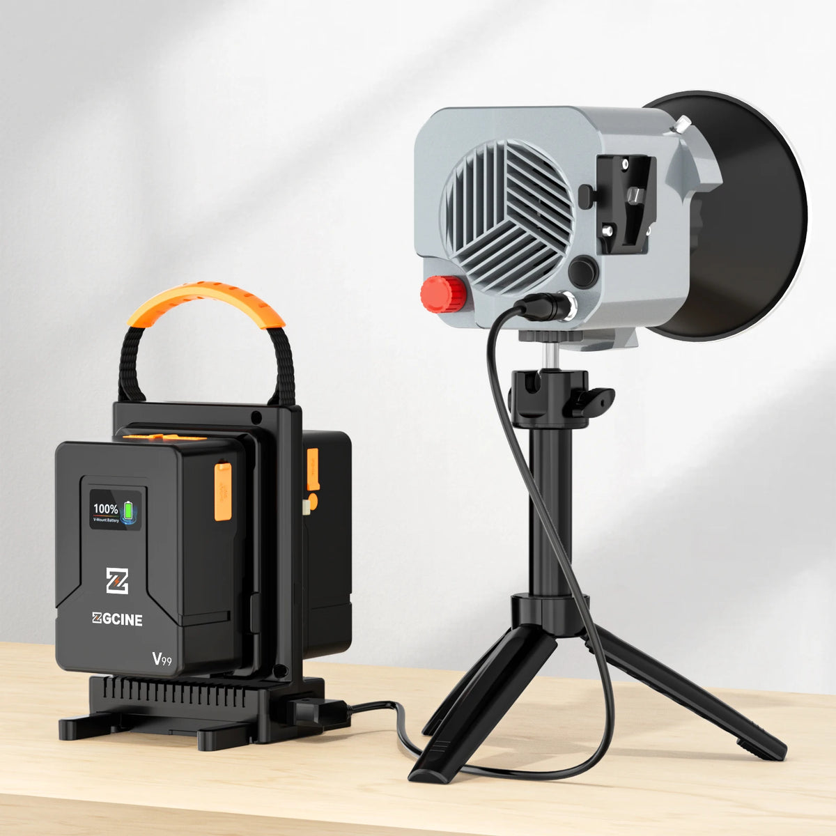 Zgcine 100w V-Lock Battery Charger V-Mount Charger Dual