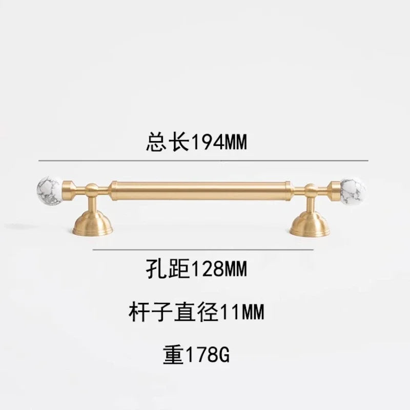 High End French Cabinet Handle Light Luxury Bathroom