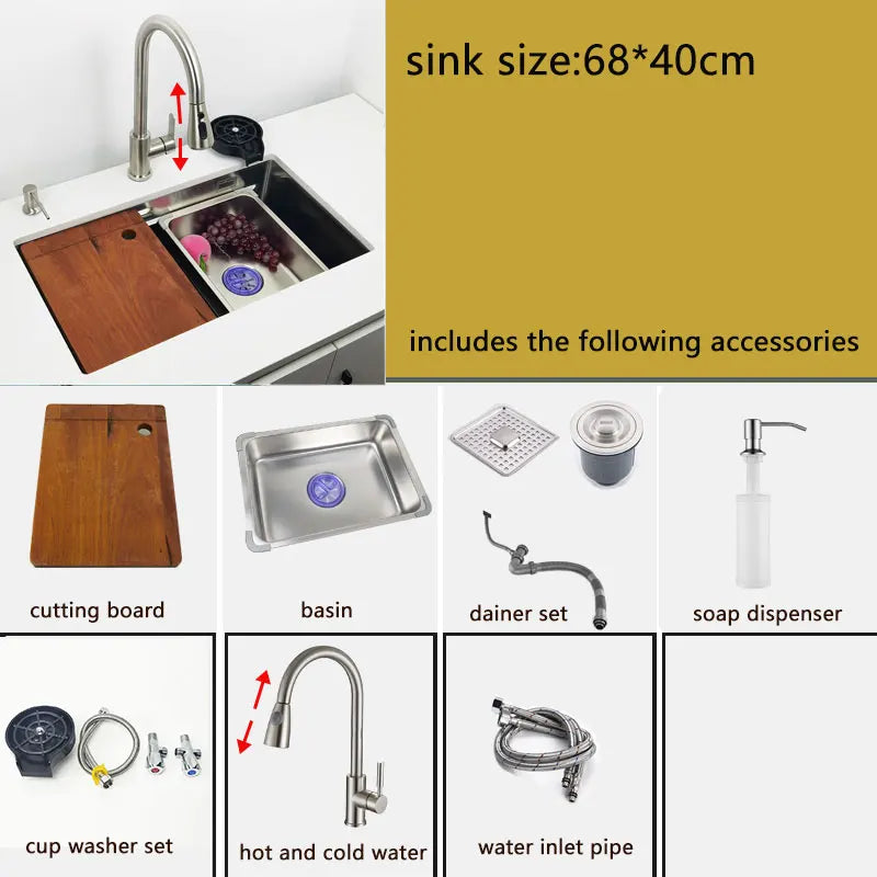304 Stainless Steel Undermount Or Above Mount Sink