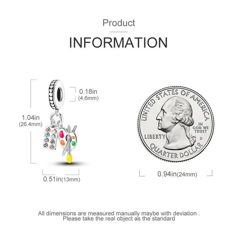925 Sterling Silver Red Medicine Cabinet Pendant Charms