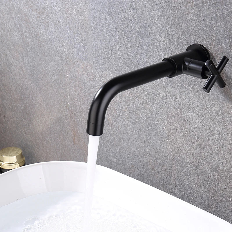 Bangpu Bathroom Wall Mounted Long Mop Pool Faucet