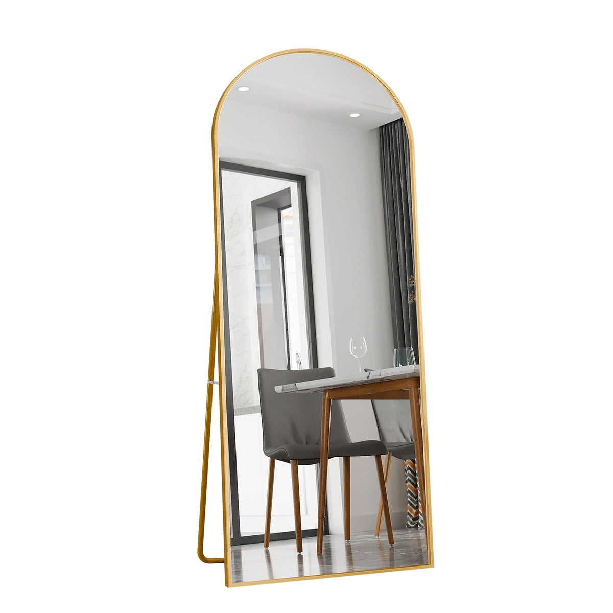 Full Length Mirror Standing Mirror Black Frame Large