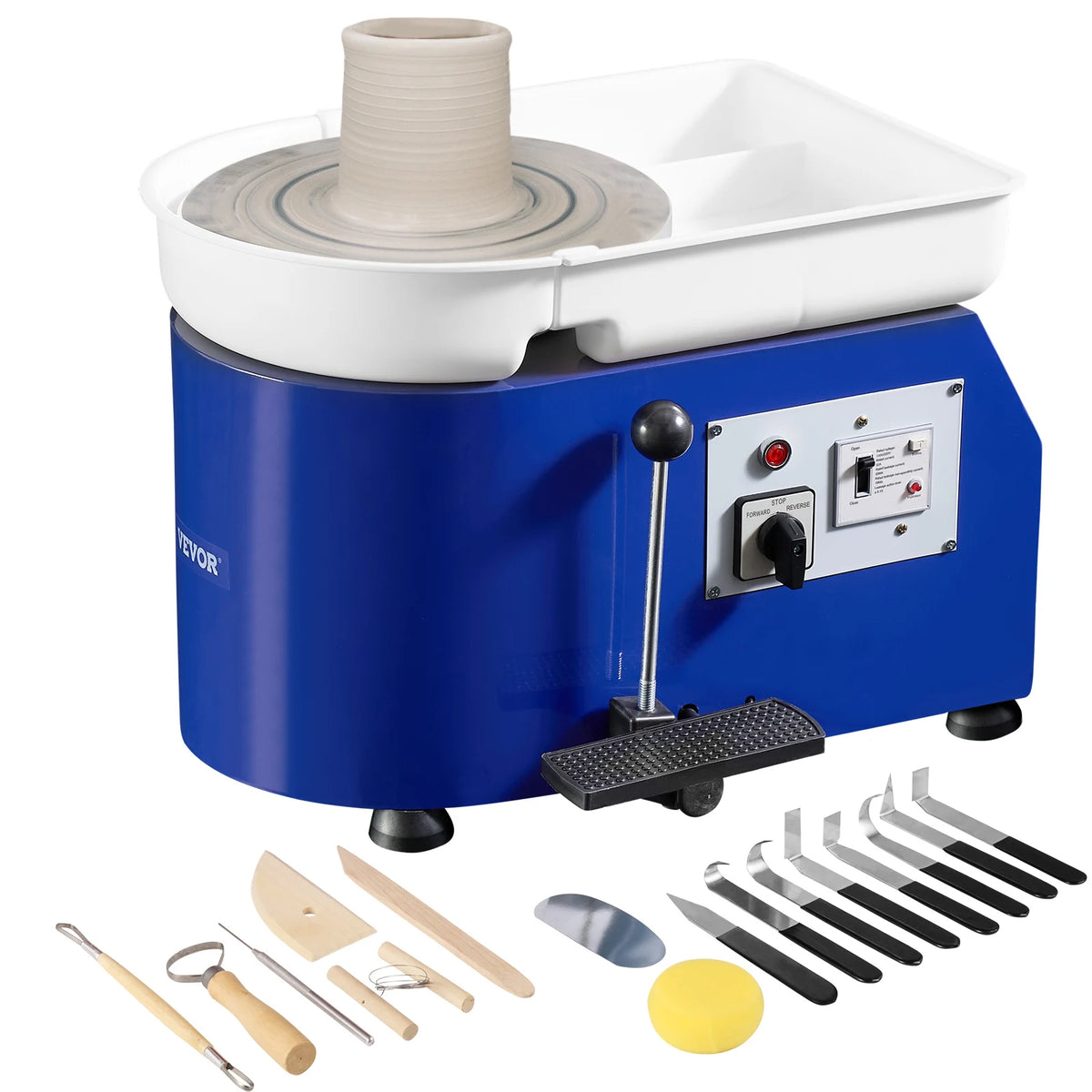 Succebuy 11in Pottery Wheel Ceramic Forming Machine Adjustable