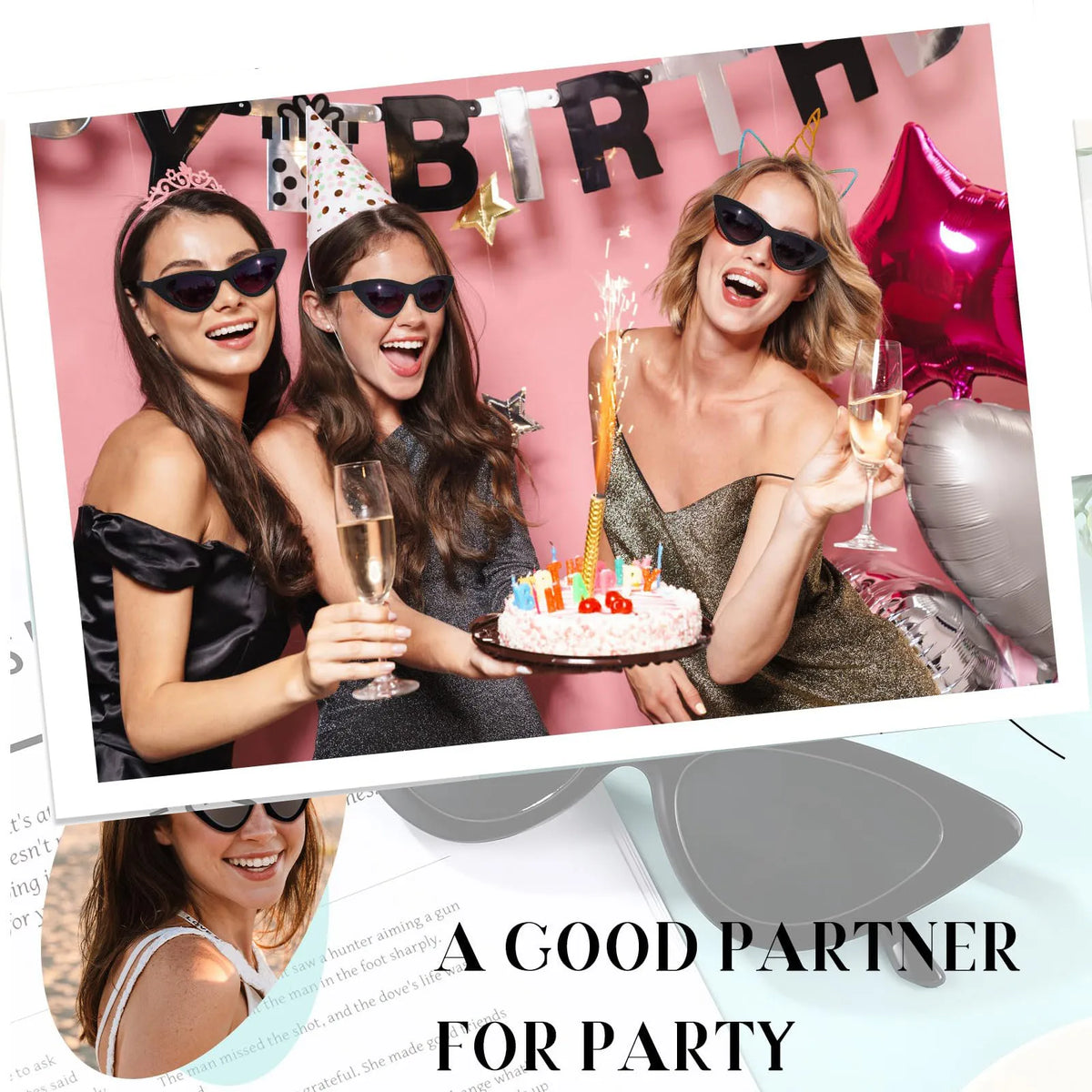 12-100pcs Wedding Bridal Heart Shaped Sunglasses Party Favors