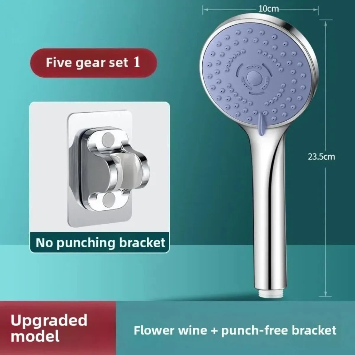 Modes Rain Shower Head High Pressure Hand Held
