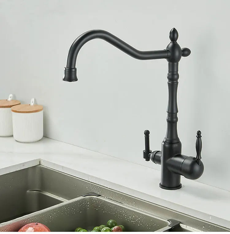 French Brass Light Luxury Three In One Pure
