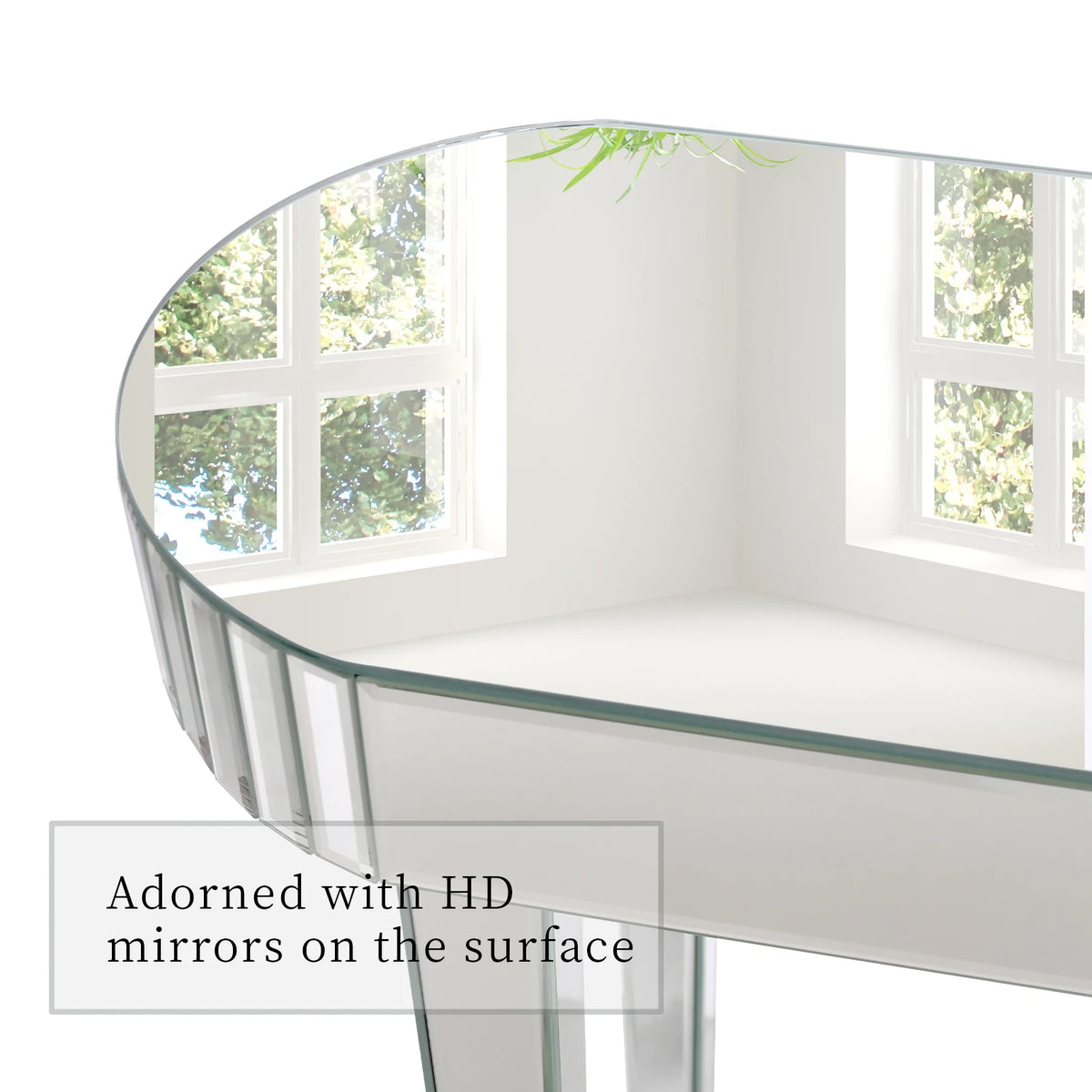 Mirrored Console Table Mirrored Makeup Vanity Table Desk