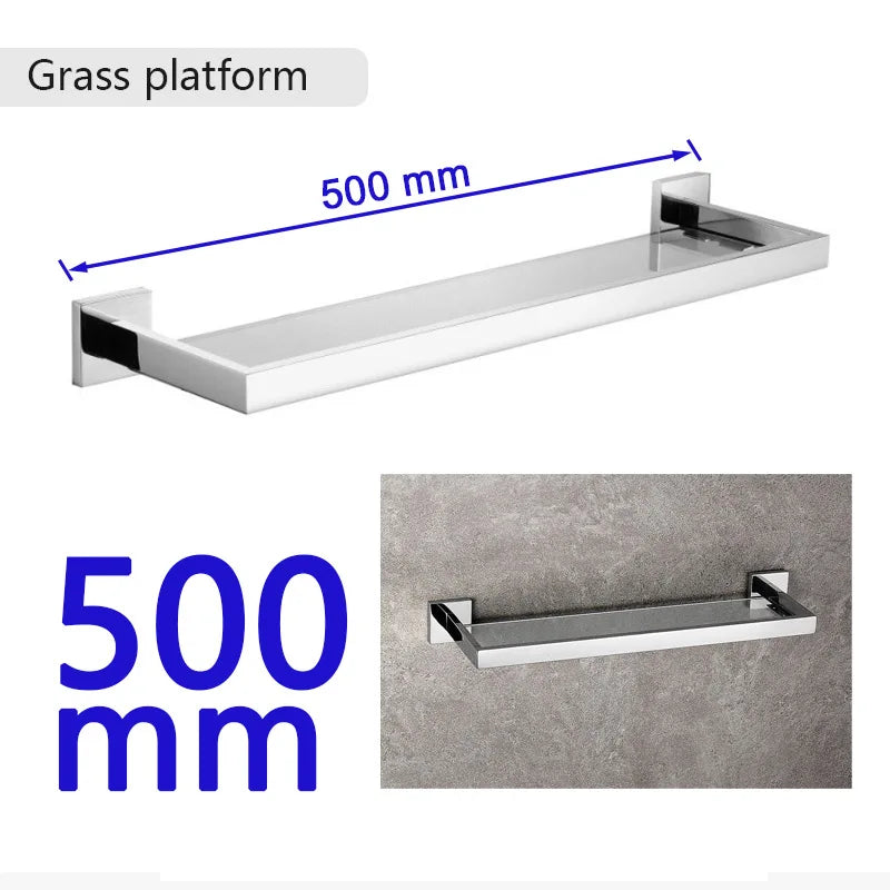 Stainless Steel Bathroom Hardware Mirror Chrome Polished Towel
