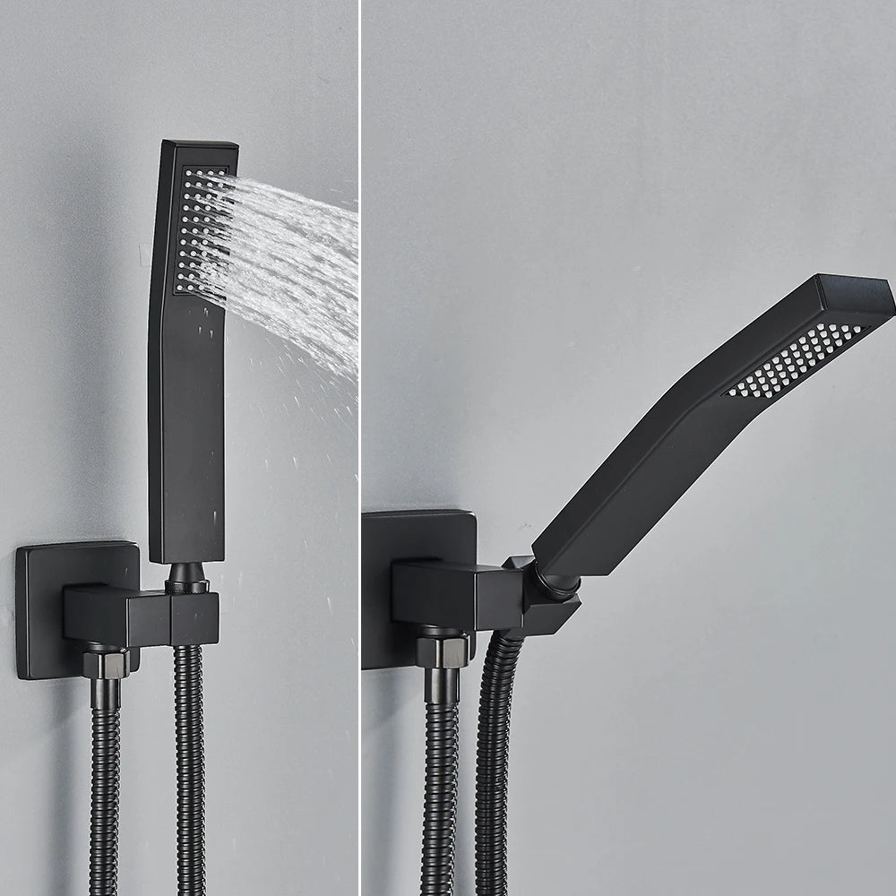 Poiqihy Golden Handshower Head 150cm Stainless Steel Shower