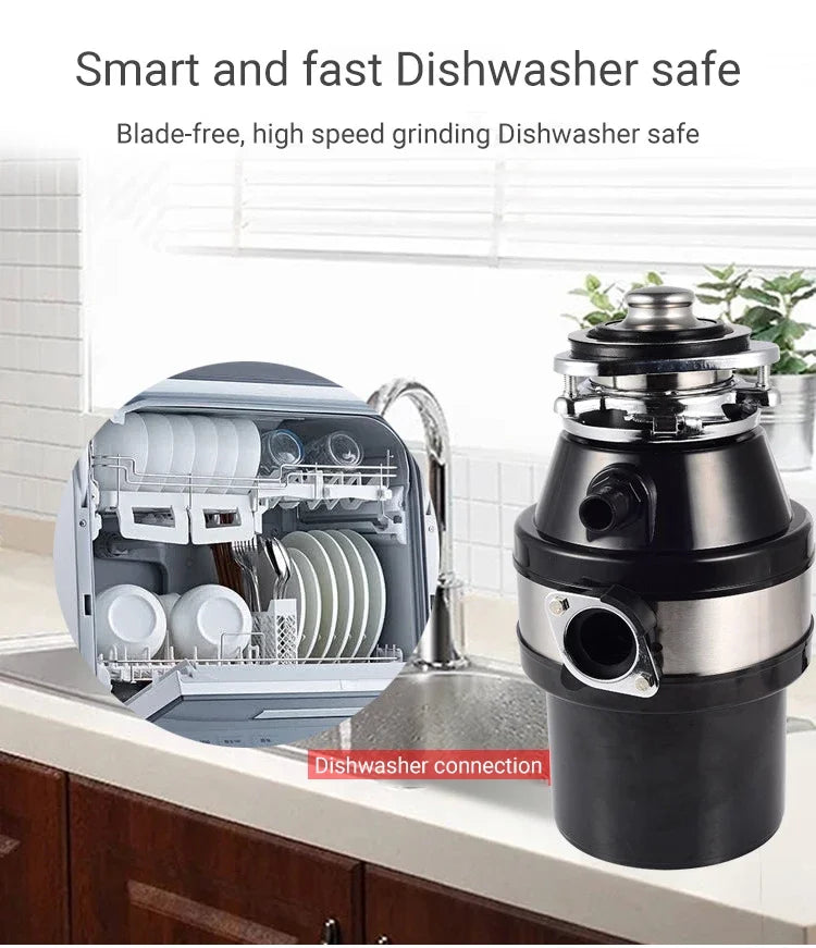 Divedeer Food Waste Disposer 220v/560w Food Residue Pulverizer