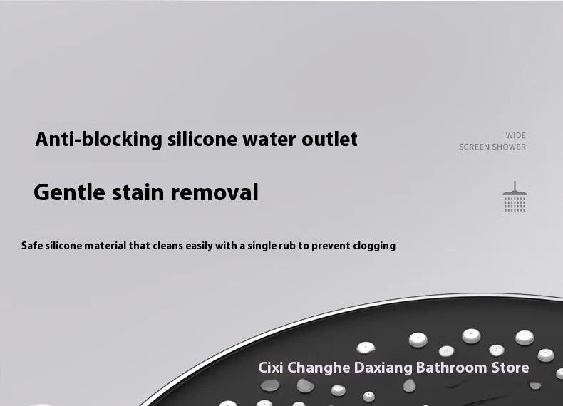 Super Pressurized Shower Top Spray Large Showerhead Bathroom