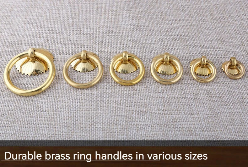 Chinese Medicine Cabinet Circular Ring Tea Can Pull