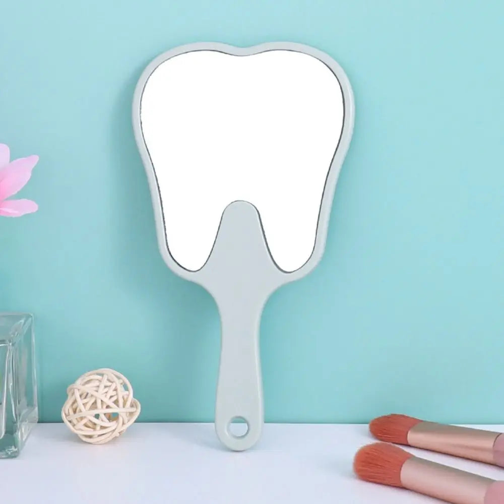 Plastic Tooth-Shaped Mirror Durable Lightweight High-Definition
