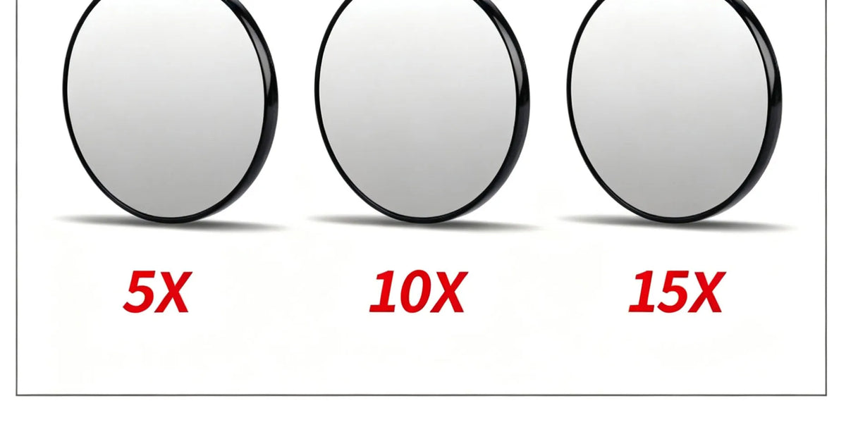 Suction Cup Magnifying Mirror 5/10/15x Makeup Mirror Blackhead