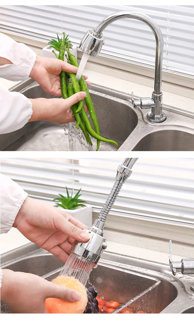 Faucet Extender 360 Degree Rotary Sink Faucet Bubbler