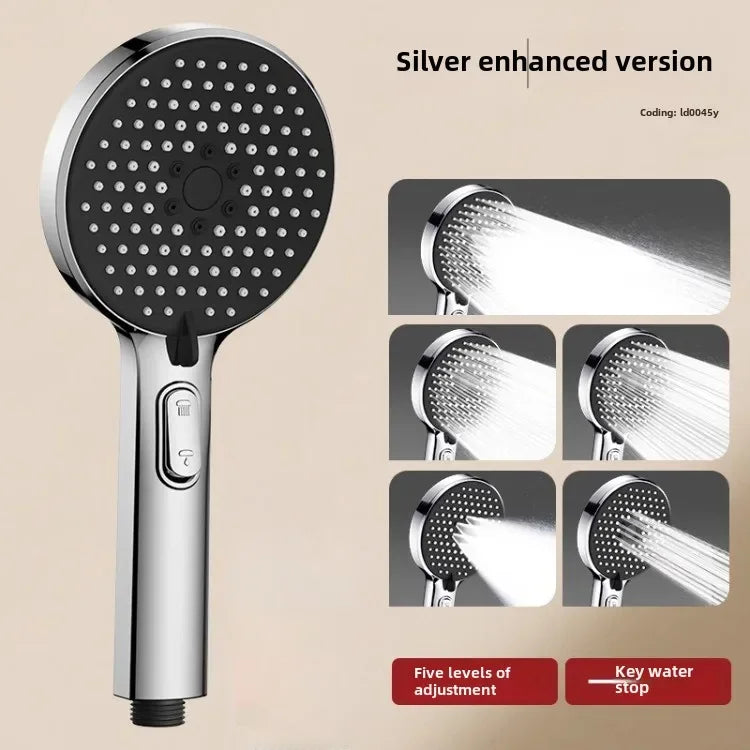 Boosting Showerhead Shower Super Strong Shower Faucet Bathroom