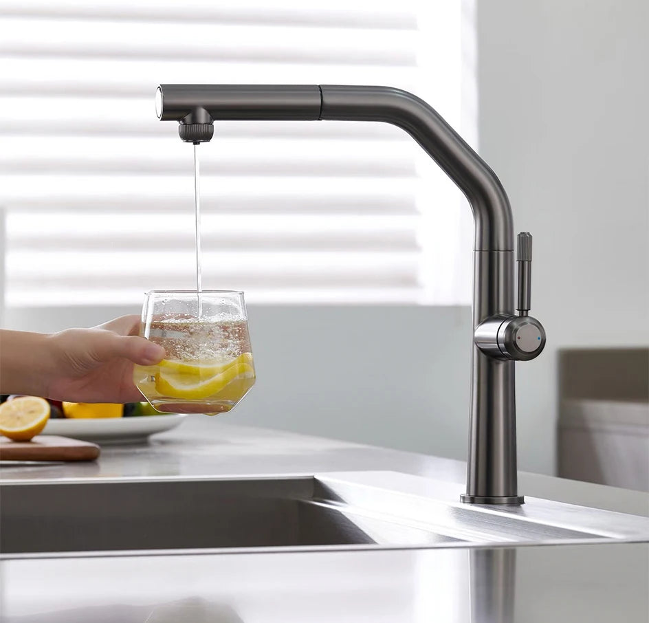 Vgx Gold Faucet Dual Spout Pure Drinking Water