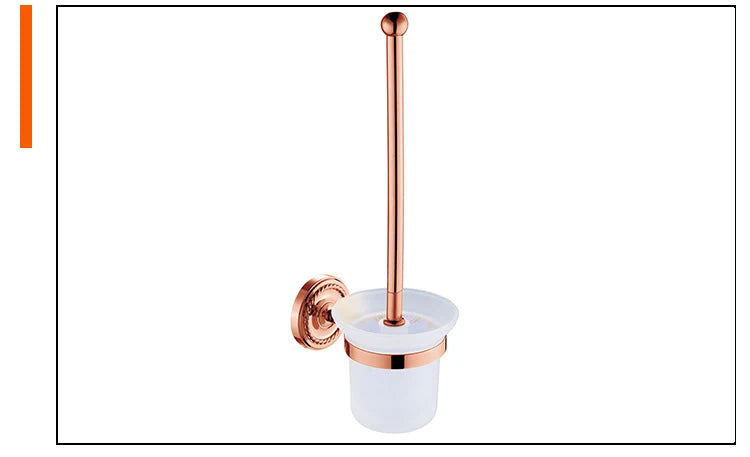 Bathroom Rose Gold Bath Towel Towel Ring Carved