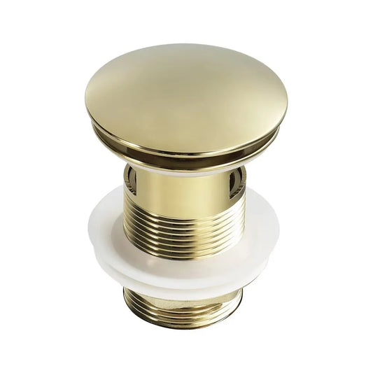 Drain Stoppe Gold Bathroom Basin Sink Pop-Up Drain