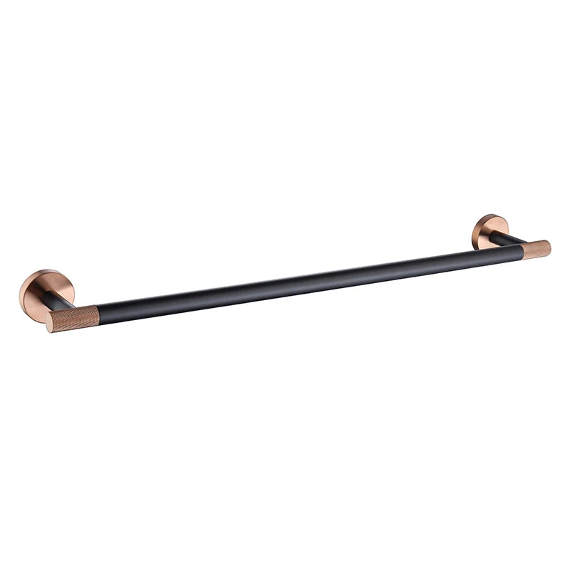 Rose Gold Bathroom Hardware Towel Bar Rack Shelf