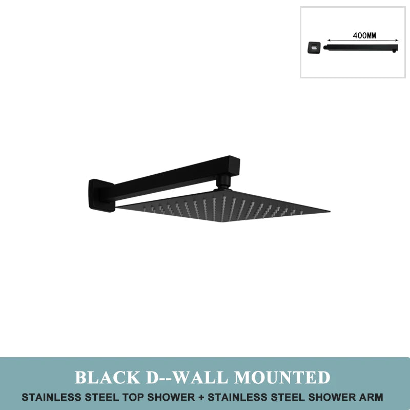 White Black Gold High Quality 8/10 Inch Stainless