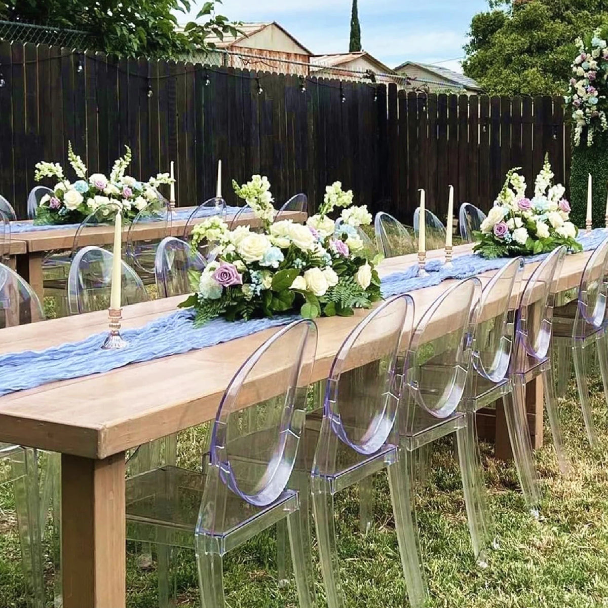 6-72pcs Sage Green Cheesecloth Table Runners Boho Gauze