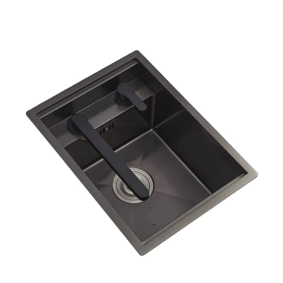 Nano Hidden Bar Sink Black Folding Faucet Mini