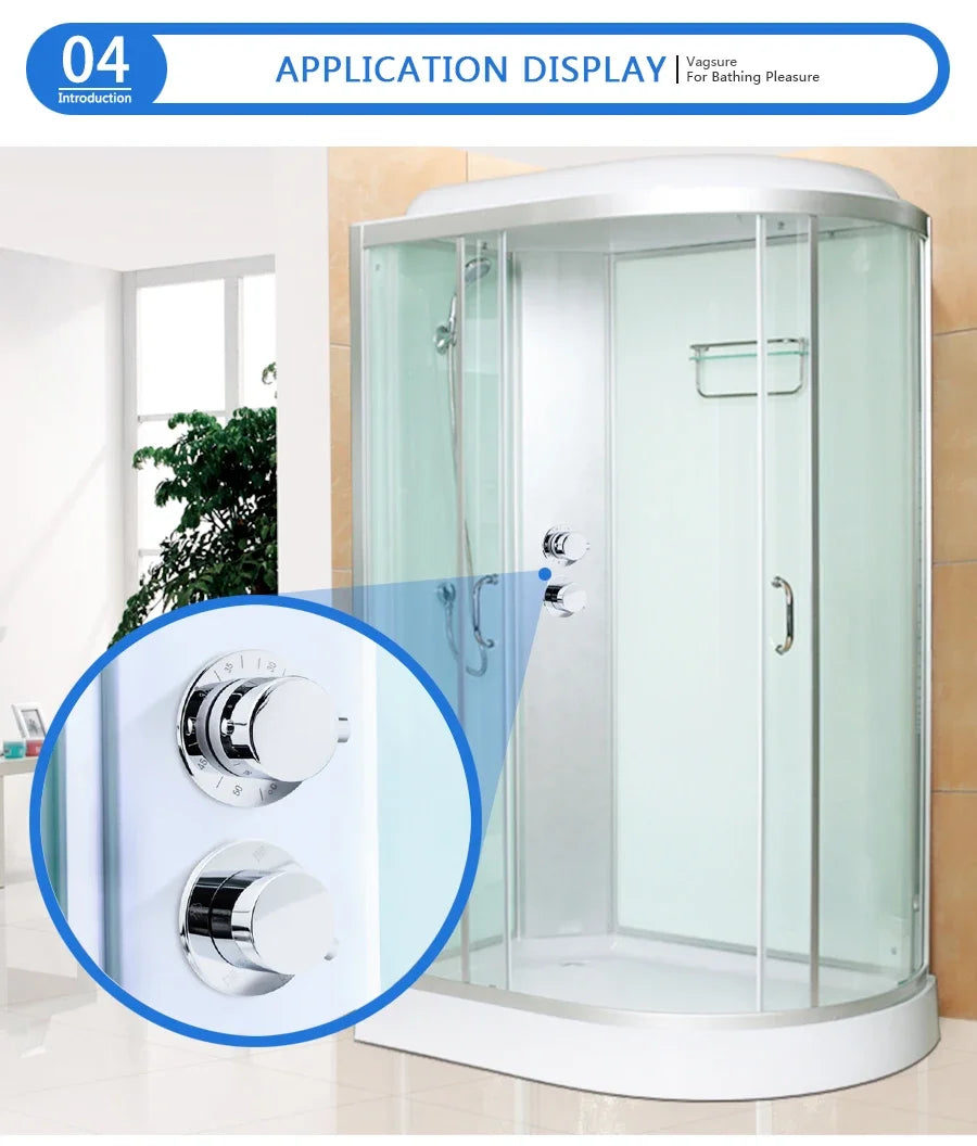Thermostatic Shower Faucets 2/3/4 Outlet 10cm /12 5cm