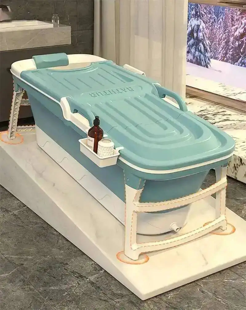 Tub Bathtubs Adult Folding Bathtub Foaming Simple Adult