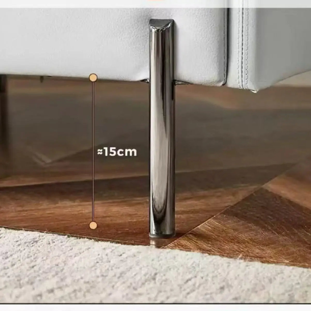 4pcs Light Luxury Metal Thickened Bathroom Cabinet Tv