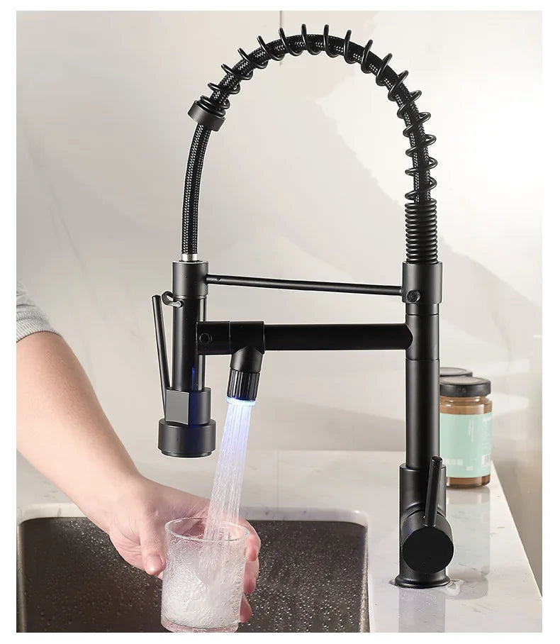 Gold Stainless Steel Faucet Cold Water Mixers Hole