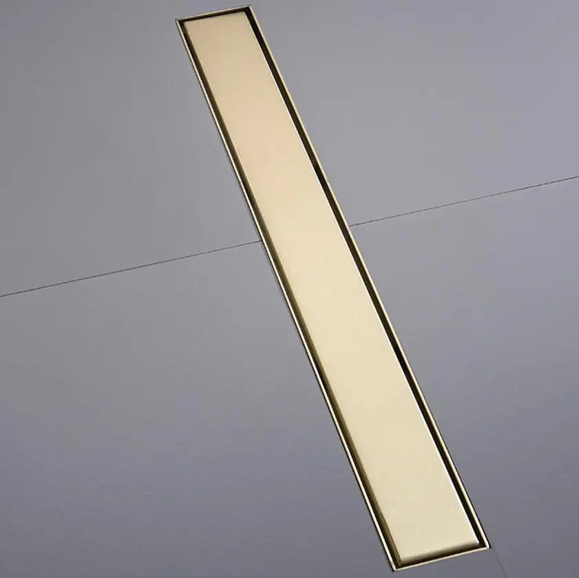 600 To 1000mm Black/Gold/Gunmetal Gray Long Strip Floor