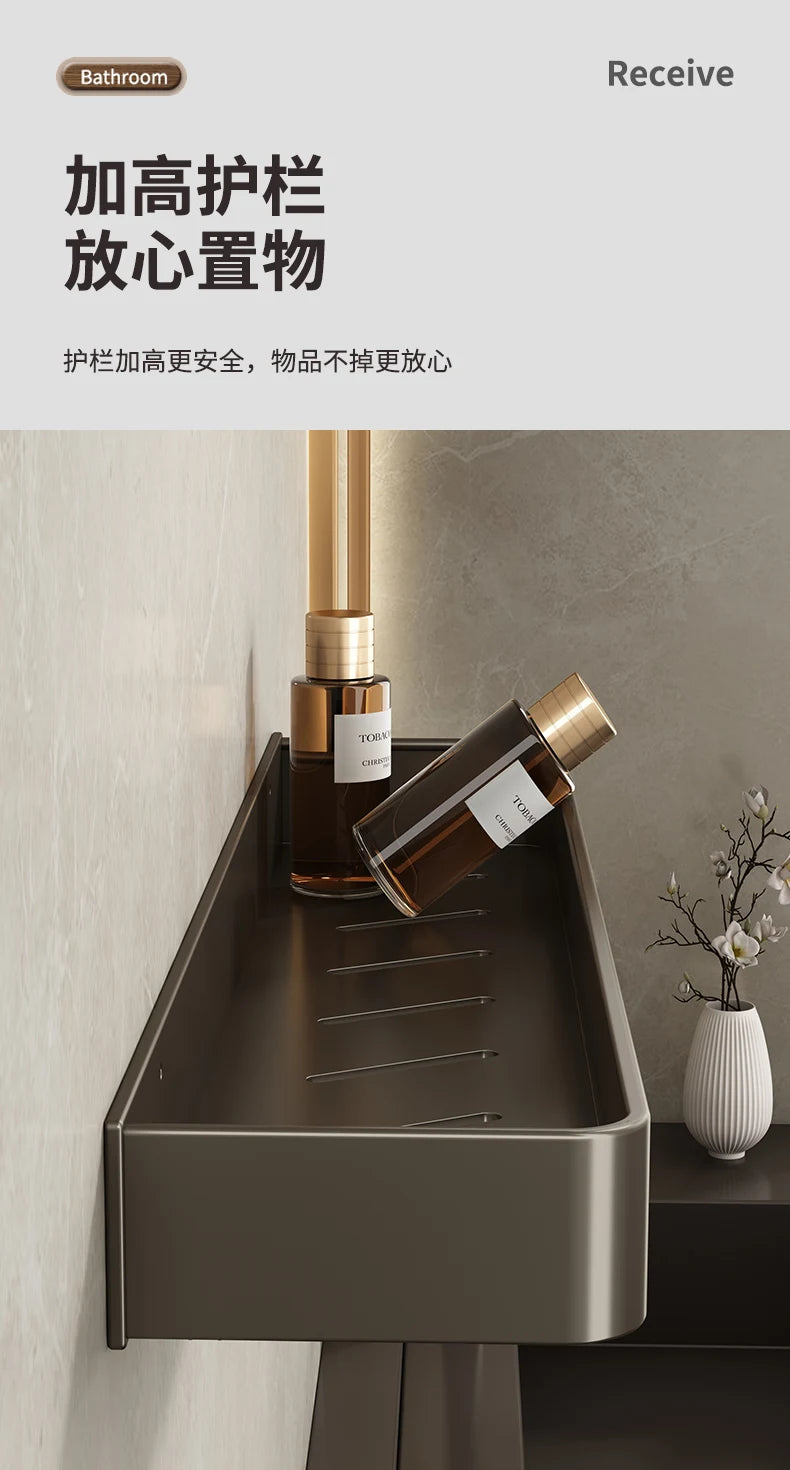 Bathroom Shower Shelf Shower Caddy Wall Floating Shelf
