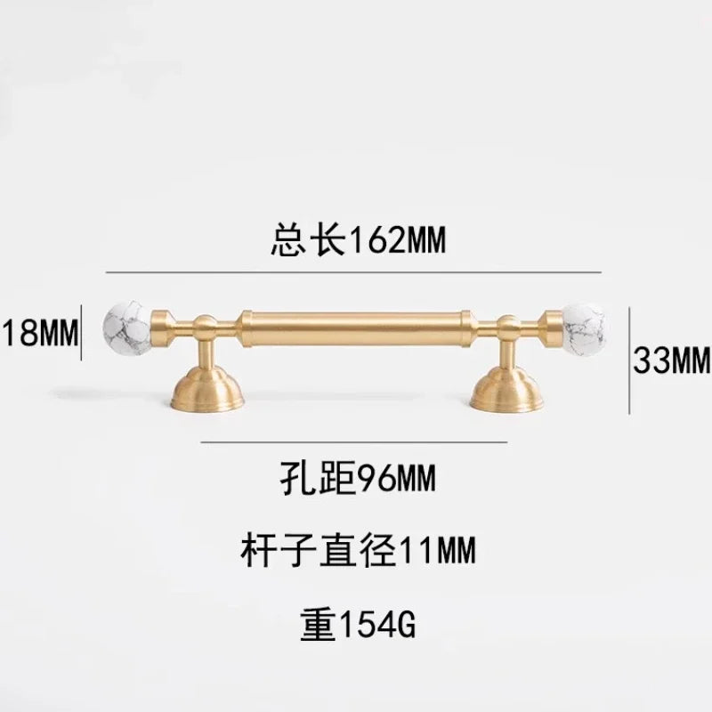 High End French Cabinet Handle Light Luxury Bathroom